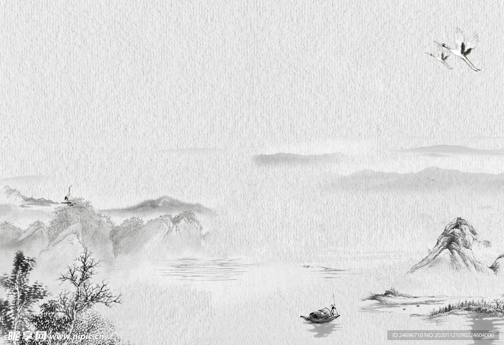 山水背景