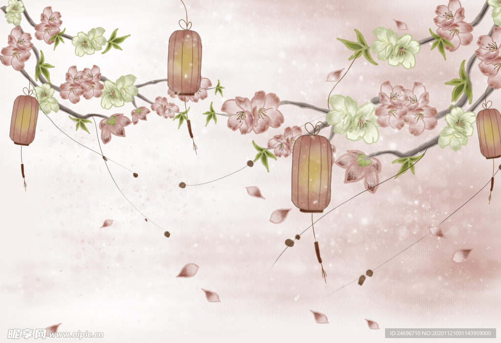 桃花背景