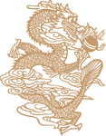 龙团龙凤龙印刷烫金底纹背景纹图