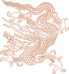 龙团龙凤龙印刷烫金底纹背景纹图