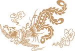 龙团龙凤龙印刷烫金底纹背景纹