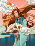 国潮山海经插画