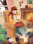 创意卡通插画图案
