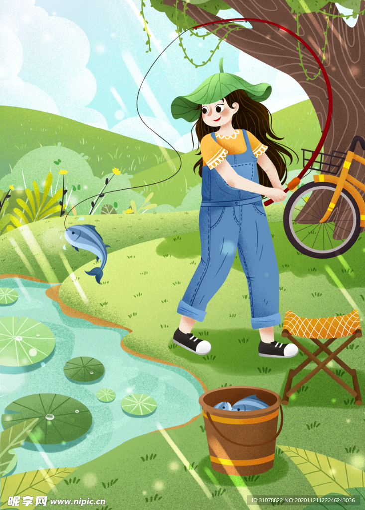 创意卡通插画图案