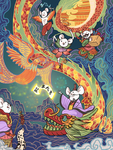 创意卡通插画图案