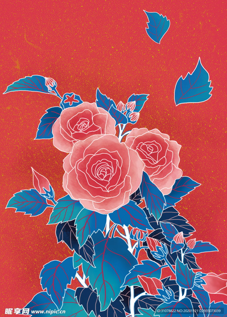 创意卡通插画图案