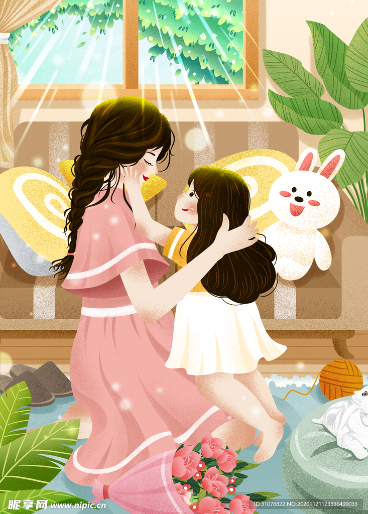 创意卡通插画图案