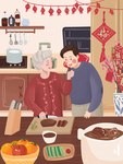 创意卡通插画图案