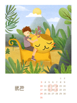 创意卡通插画图案