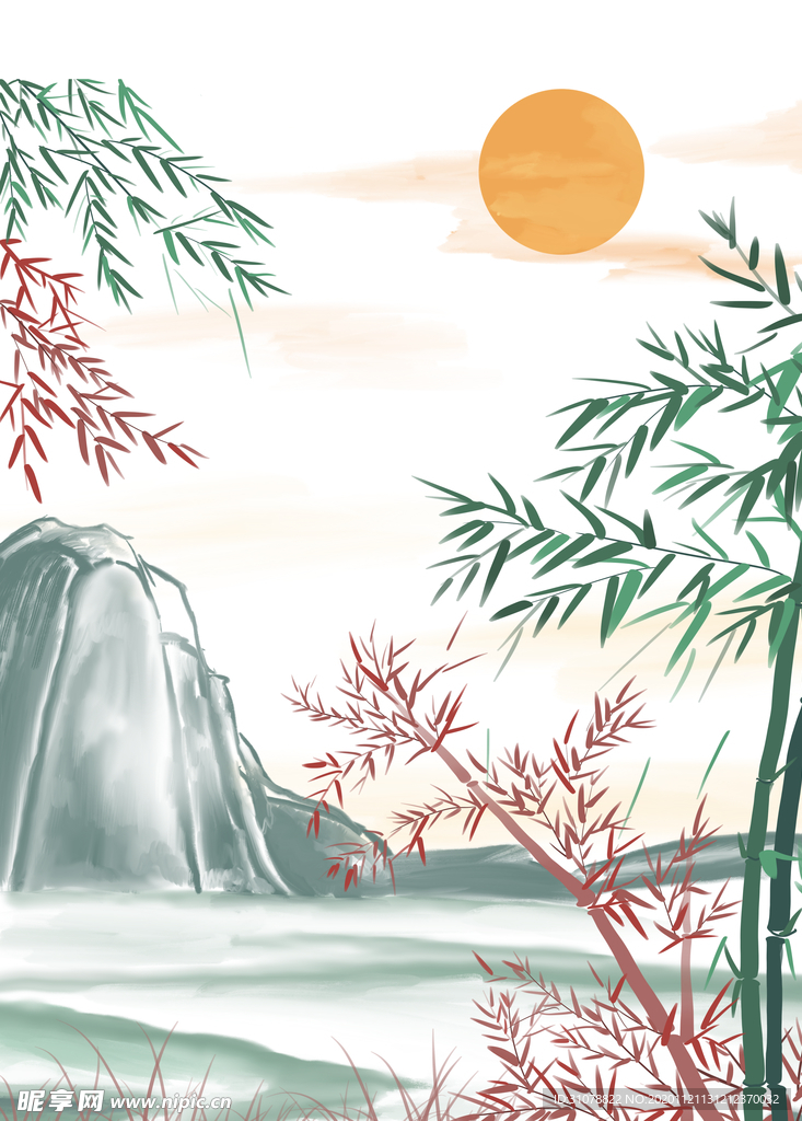 创意卡通插画图案