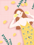 创意卡通插画图案