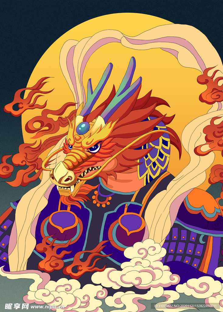 创意卡通插画图案