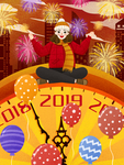 创意卡通插画图案