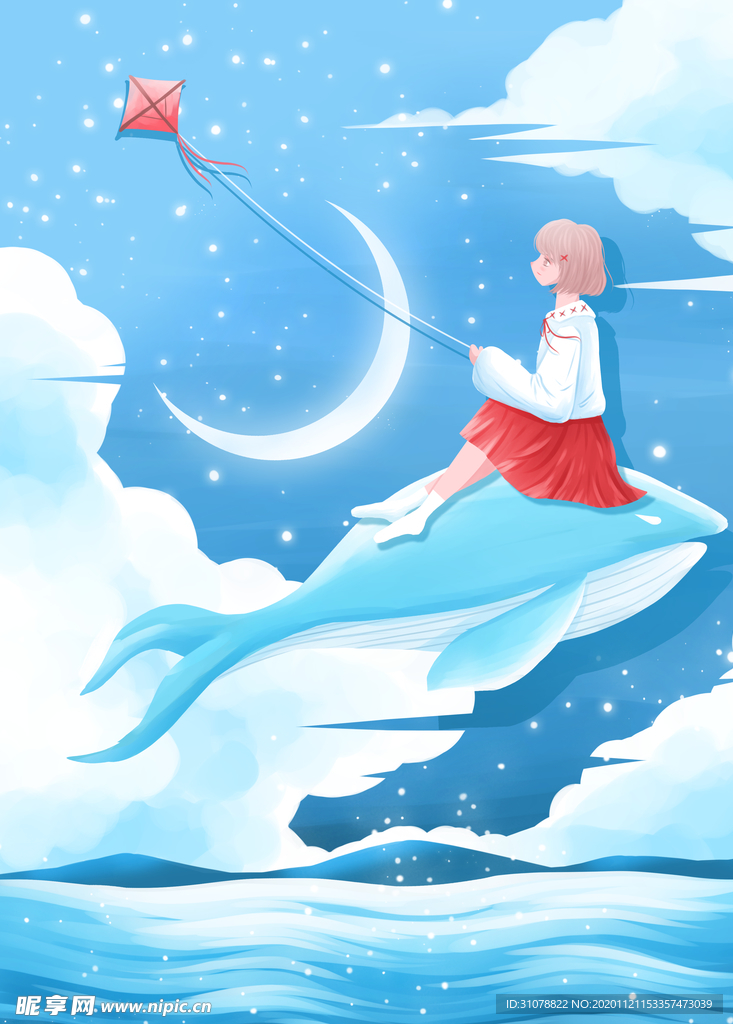 创意卡通插画图案