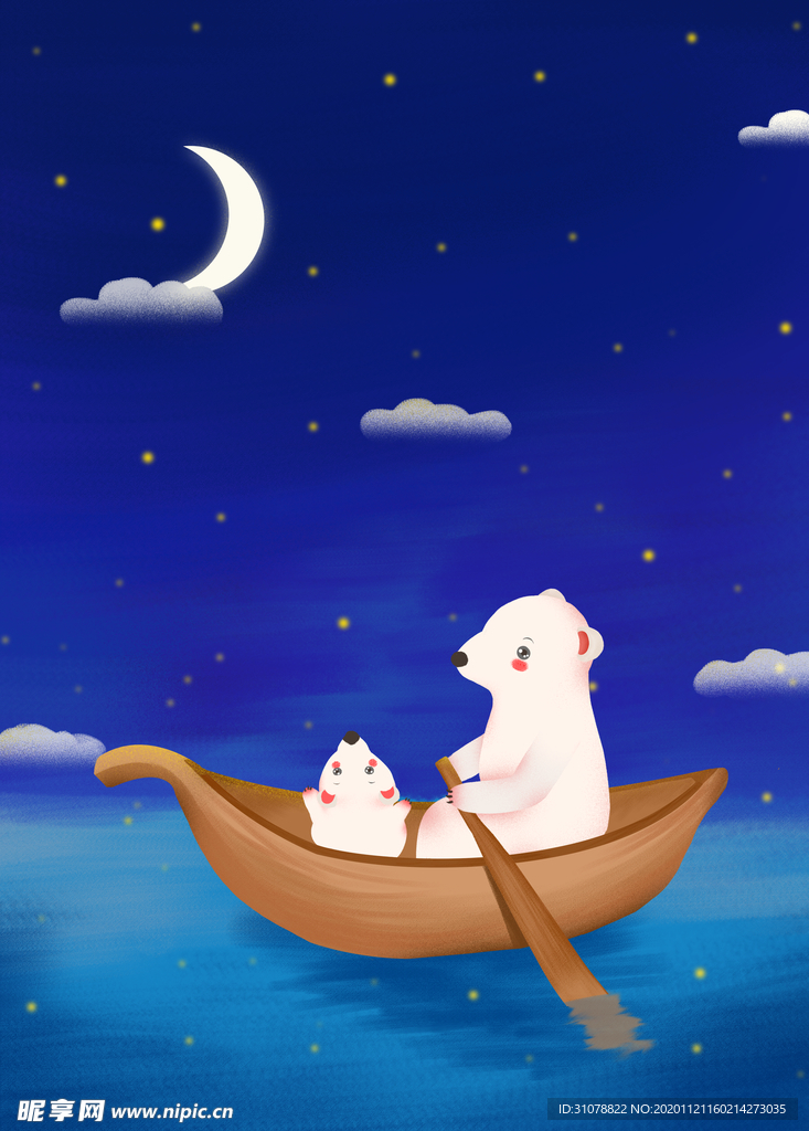 创意卡通插画图案