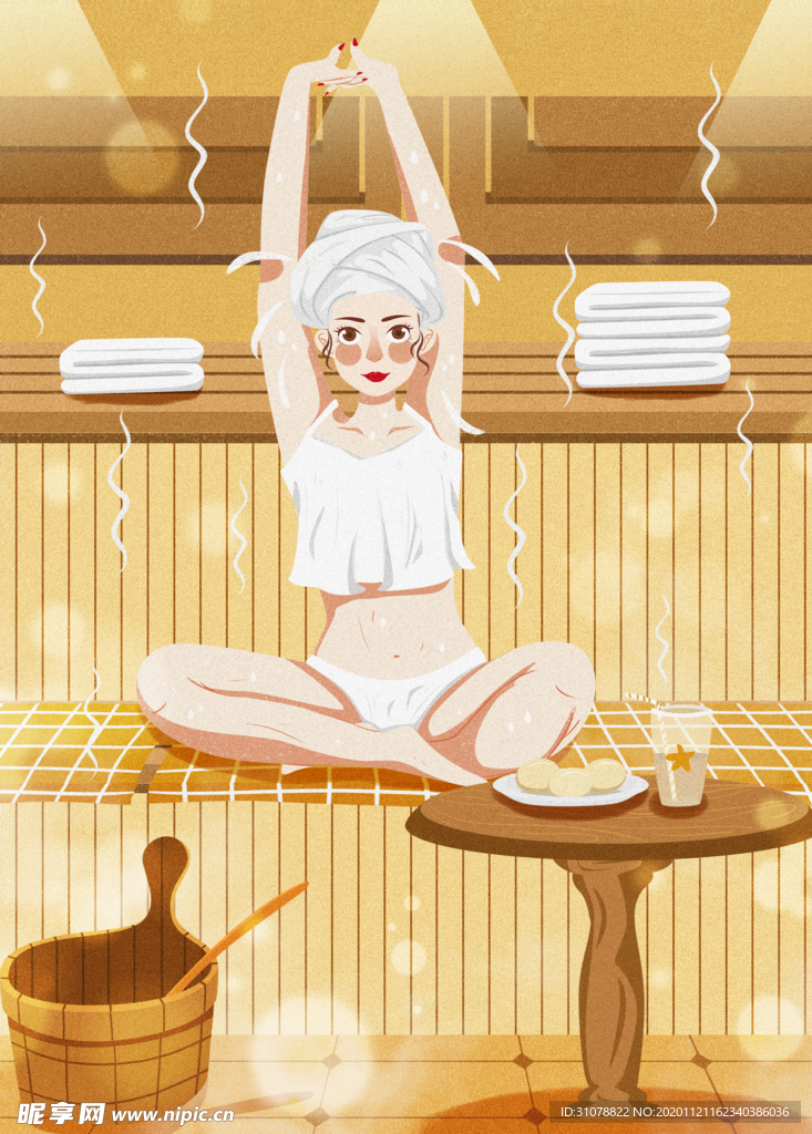 创意卡通插画图案