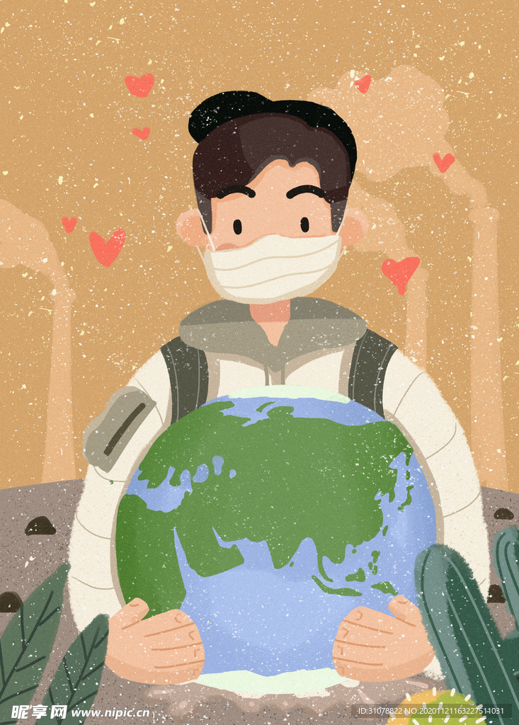 创意卡通插画图案