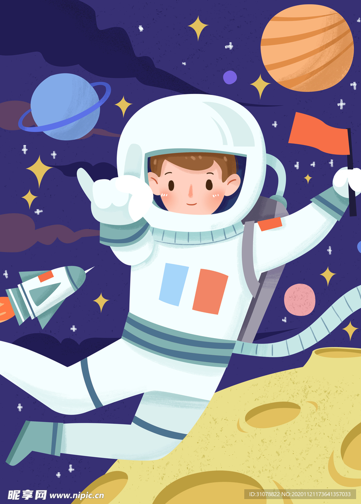 创意卡通插画图案