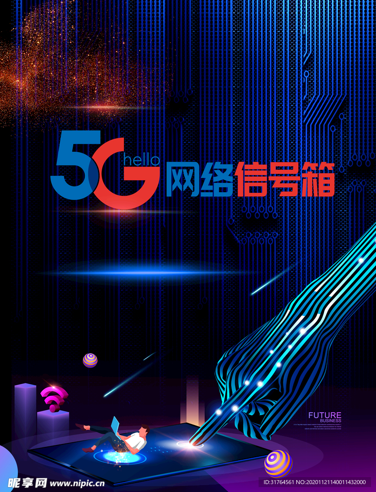 5G网络信号箱