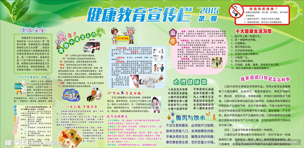 健康教育宣传栏