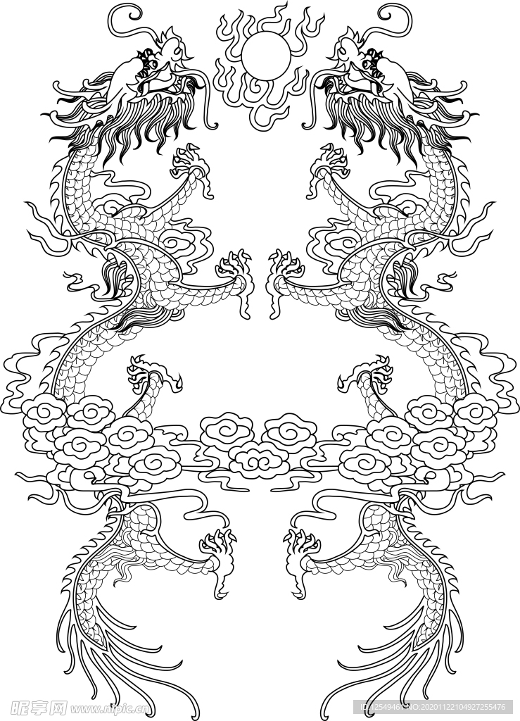 二龙戏珠