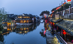 江南水乡夜景