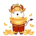 抱着黄金的牛