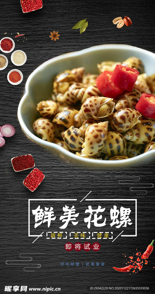 鲜美花螺
