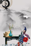 中国风水墨古典装饰画