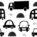 卡通小汽车
