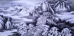 雪中长城