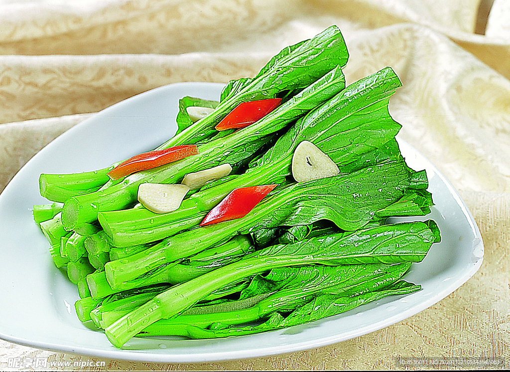 生炒广东菜心