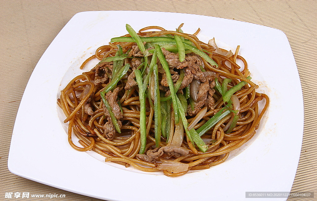 牛肉丝炒面