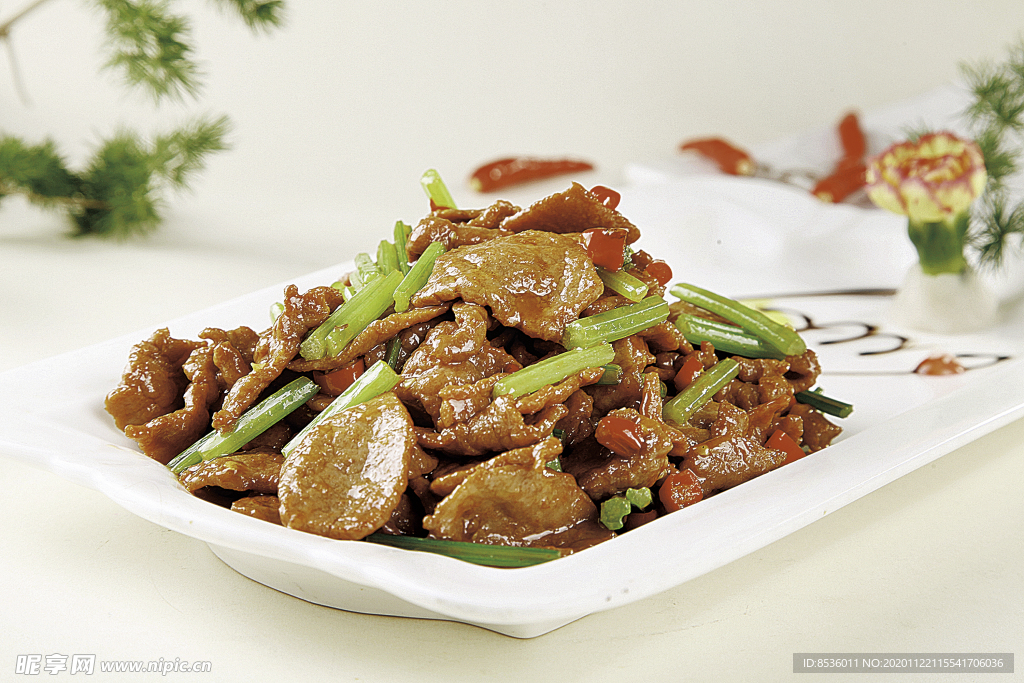 小炒黄牛肉