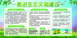 绿色清新低碳节能环保宣传栏