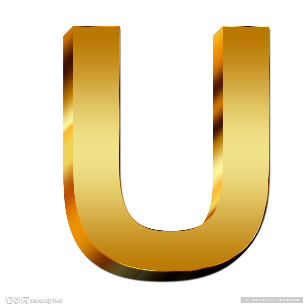 字母U