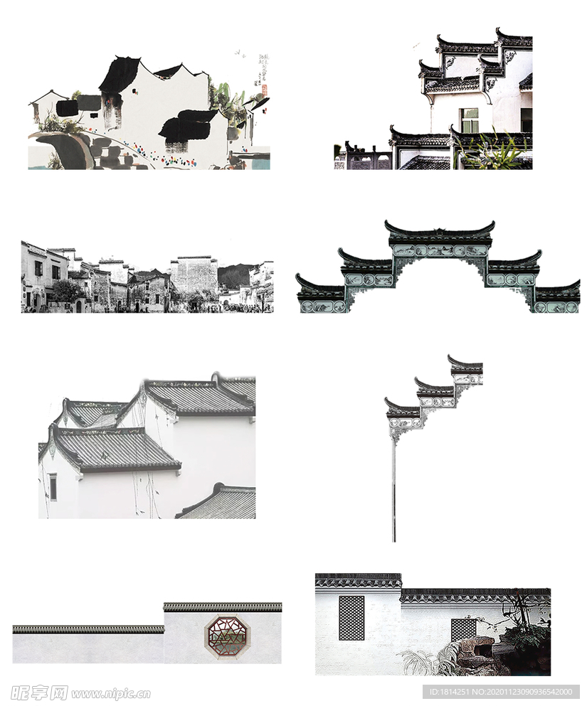 江南水乡 徽派建筑
