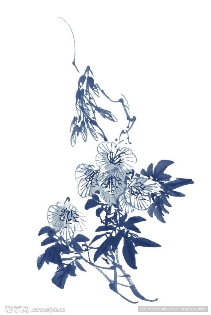 水墨花卉