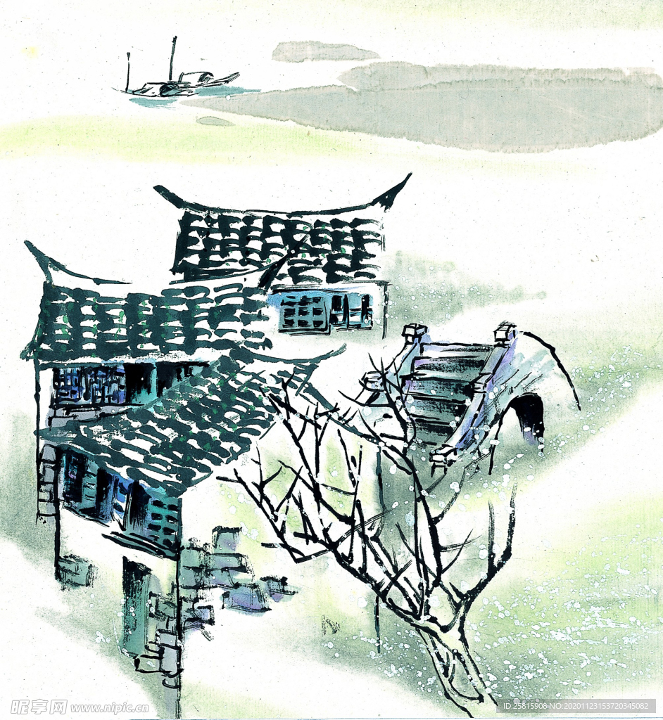 水墨江南