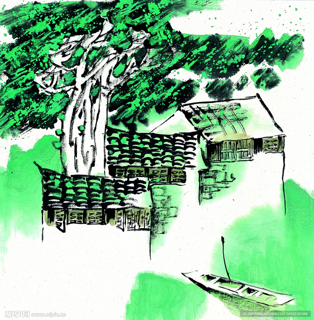 水墨江南