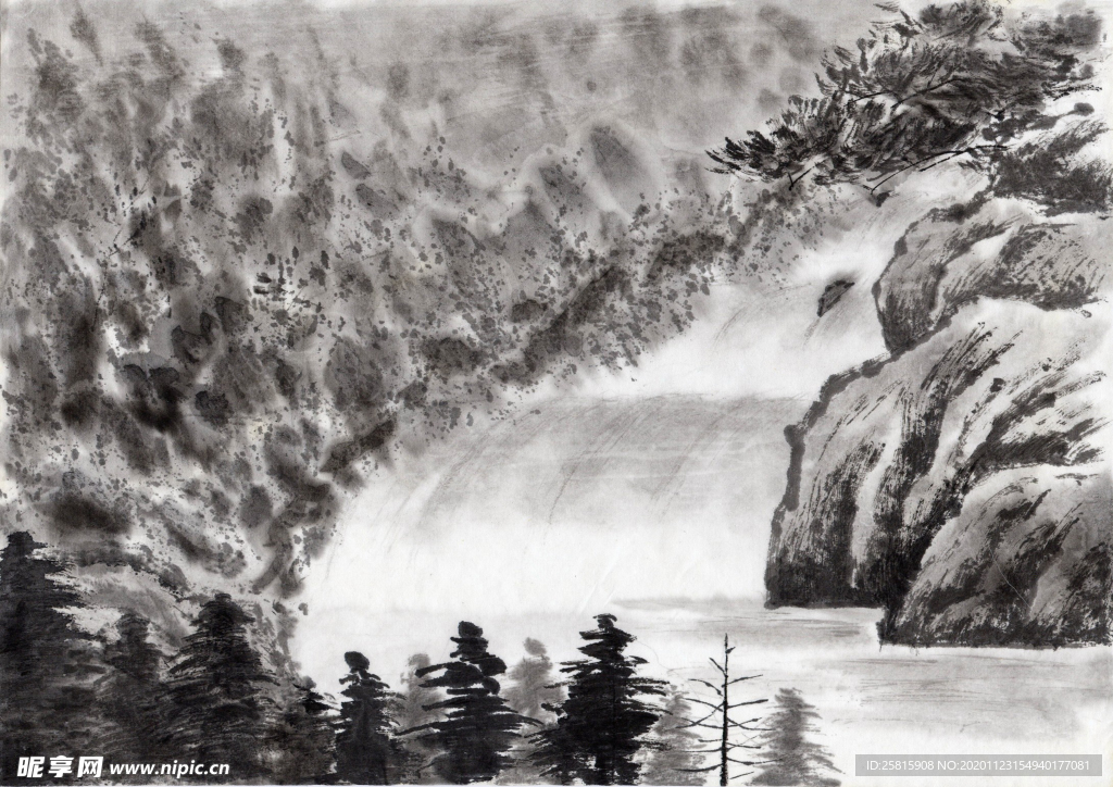 水墨画