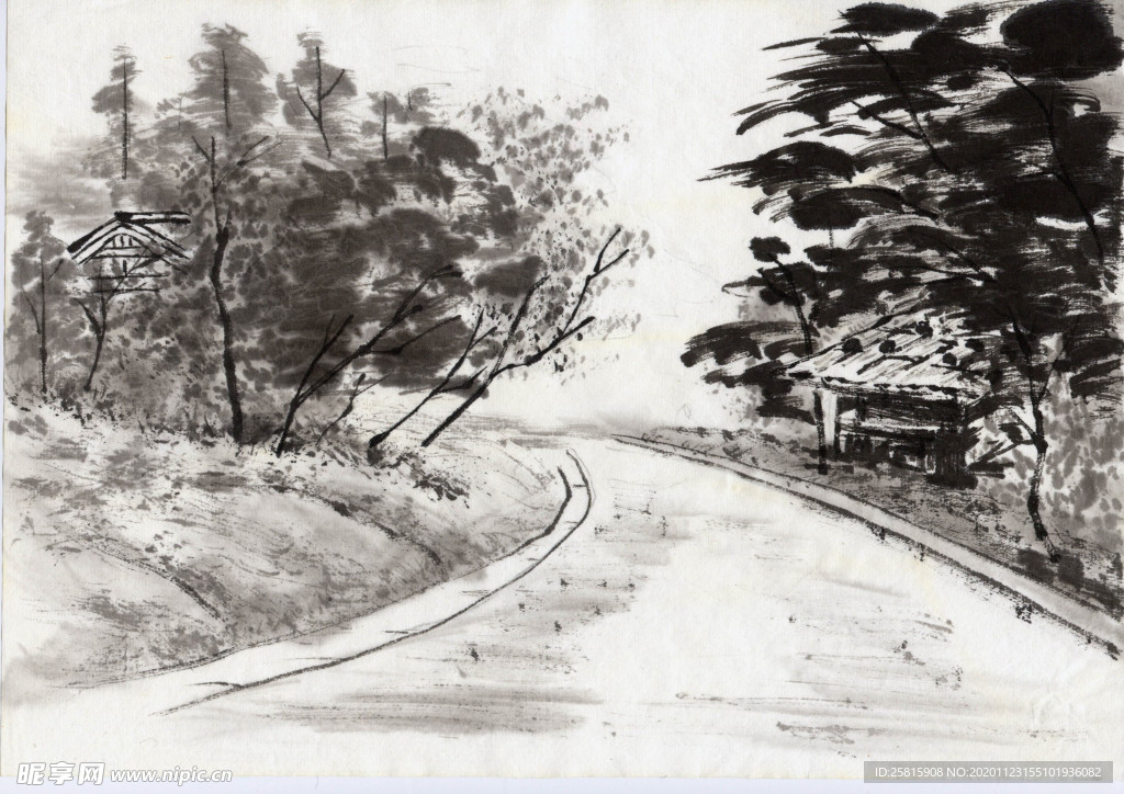 水墨画