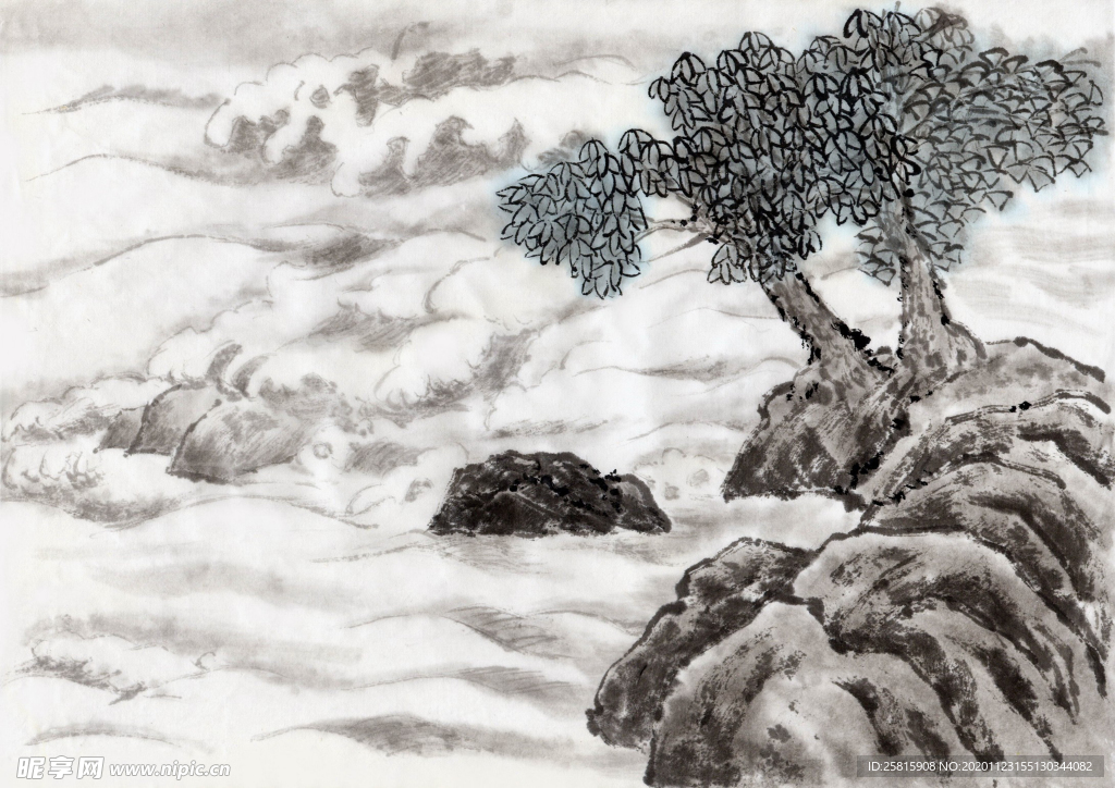 水墨画