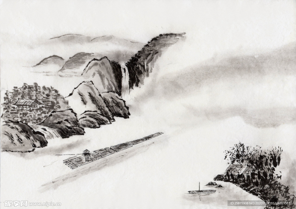 水墨画