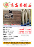 红小麦馒头高高签馒头手工