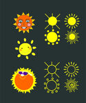 太阳矢量图