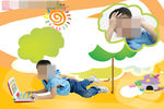 时尚多彩梦幻幼儿少年相册模板