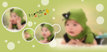 精彩童年幼儿少儿纪念相册模板