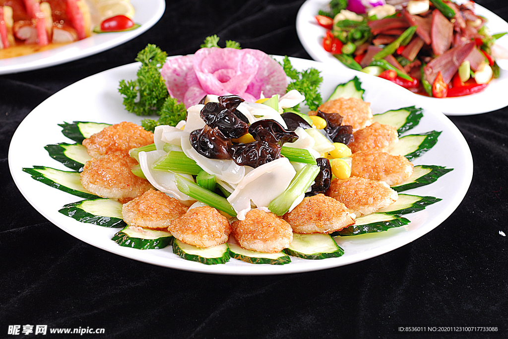 火锅配菜花枝小炒