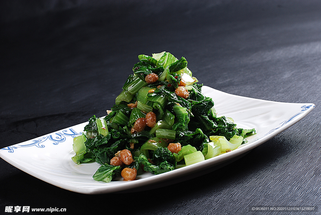 冷拼四毛菜拌黄豆